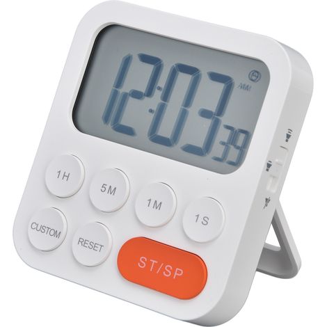 Digitaler Küchentimer mit 3 magnetischen Modi, einstellbarer Countdown-Timer für Küche, Arbeitszimmer und Schlafzimmer (1/5)