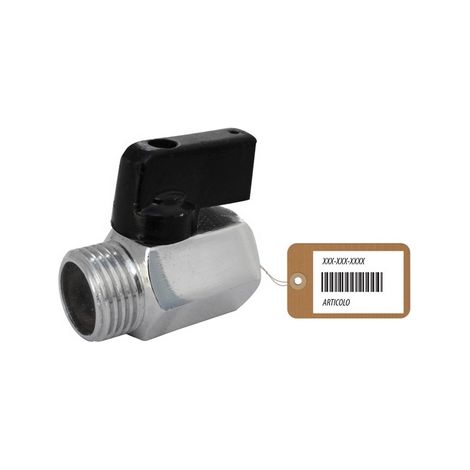 Vanne à boisseau sphérique miniature MF pour tuyaux F-BRICO