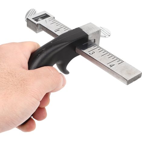 Coupe-lanières en cuir avec lames remplaçables et échelle graduée, facile à assembler, en métal robuste, idéal pour les projets de bricolage.