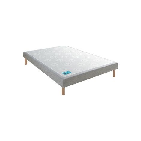 Sommier Merinos STYLO Gris Clair 2x80x200