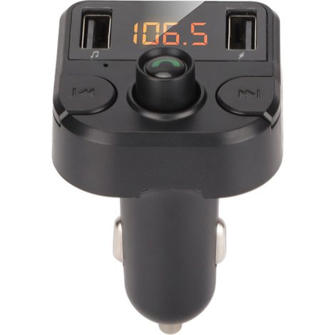 Adatto a trasmettitori FM Bluetooth ad alta tecnologia, dotato di doppie porte USB per la ricarica rapida, eccellenti prestazioni anti-interferenza e riproduzione musicale nitida e chiamate in vivavoc