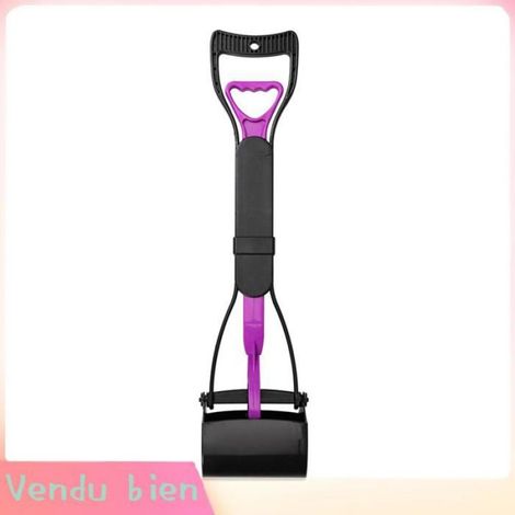 Garosa ramasseur de crottes pour animaux de compagnie Scooper à Long manche pour animaux de compagnie, animalerie carde Violet L (1/4)
