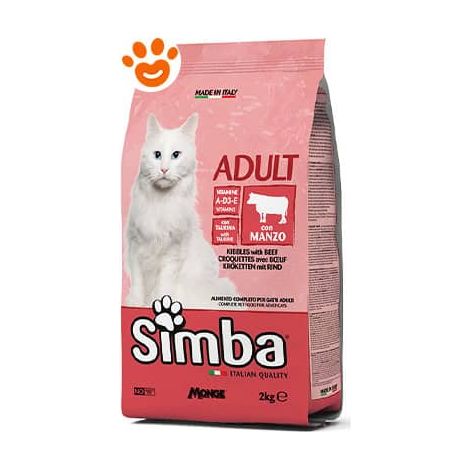 Monge Cat Simba con Manzo - Monge Cat Simba con Manzo - Sacco Da 20 Kg