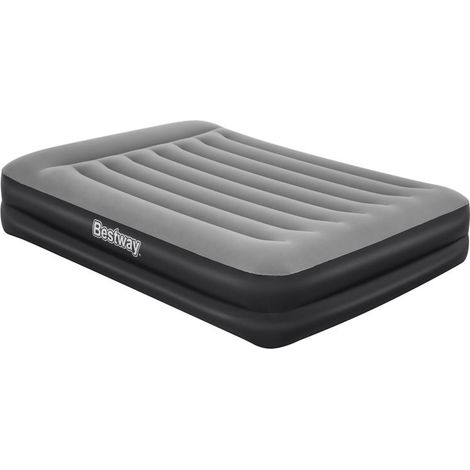 Bestway Matelas gonflable 2 personnes 203 x 152 x 46 cm avec pompe électrique intégrée coloris noir (1/10)