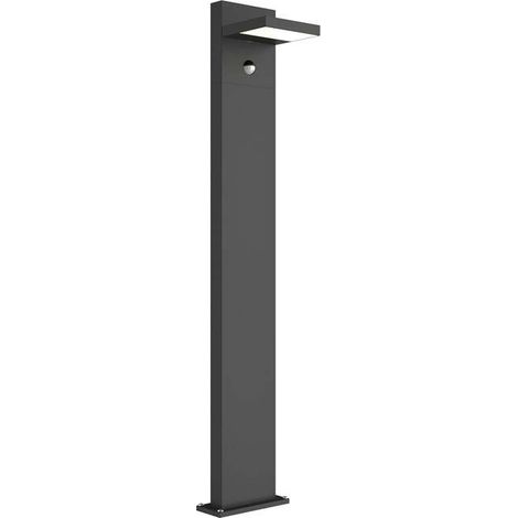 [NEUWERTIG] B-Ware Lucande Wegeleuchte Silvan LED Gartenleuchte Pollerleuchte anthrazit 100cm (1/2)