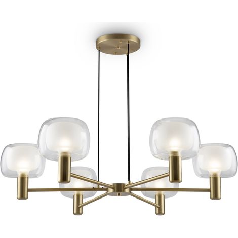 Maytoni Vision Lampada da terra moderna multi braccio a 6 luci Oro E14 (1/5)