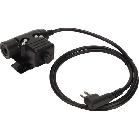 Adaptateur PTT 2 Broches M Dual Plug Étanche pour Casque Motorola SV10 SV11 SV11D SV21 (1/5)