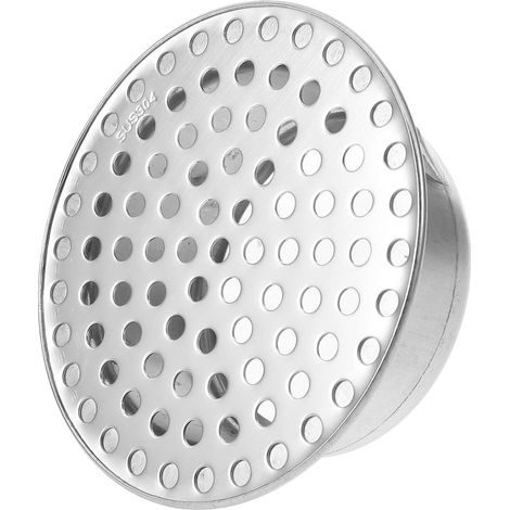 Grille de siphon sol plate en acier inoxydable argenté (1/5)