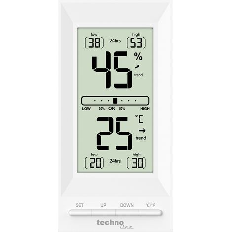 Technoline Thermo-Hygrometer WS 9129 mit Komfortanzeige tragbare Wetterstation (1/5)