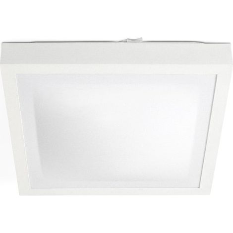 SABETH Plafón de techo cuadrado blanco Ø 320cm (1/2)