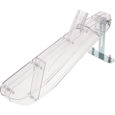 Protection pour Scie Circulaire en Plastique avec Scie à Fendre Accessoire Scie Table, Trou D’aspiration Ø32mm, Hauteur de Rainure 90mm, Entraxe de Montage 6x70mm (1/5)