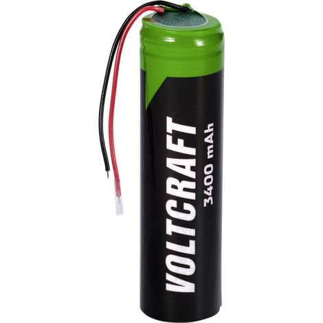 VOLTCRAFT VC-18650PCM Pile rechargeable spéciale 18650 avec câble lithium 3.6 V 3400 mAh 1 pc(s)