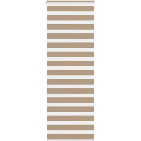 Doppelrollo Sandbraun 75x230 cm Stoffbreite 70,9 cm Polyester