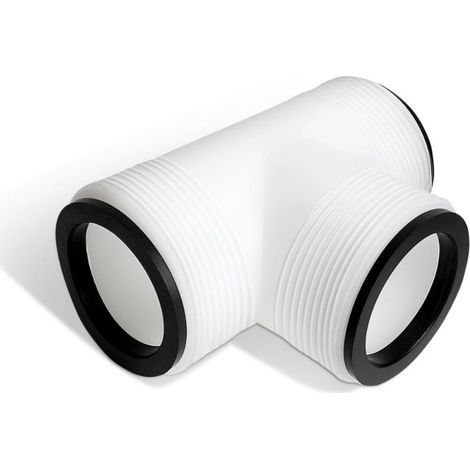 Raccord de tuyau de piscine de 38 mm, raccord en T de 1,5 pouce, adapté aux tuyaux de pompe de filtre à sable de piscine enterrée. (1/4)