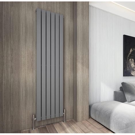 1800 x 408mm Single Designer Flat Panel Central Heating Radiator ANTHRACITE (1/5)