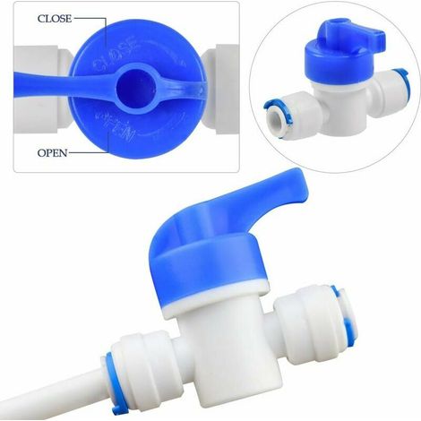 Wasserfilter-Schnellverbinder – T- Und L-Typ, 6,5 Mm – 3 Stück – Für RO-Umkehrosmose & Kühlschrank