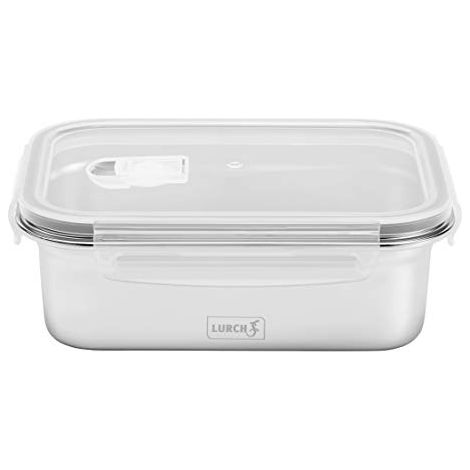 Contenitore per alimenti, acciaio inossidabile/plastica, 1,2 litri, sicurezza/lurch (1/4)