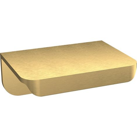 Nuie Brushed Brass 50mm Wrap Over Furniture Handle with 30mm Hole Centres - H194 (1/2)