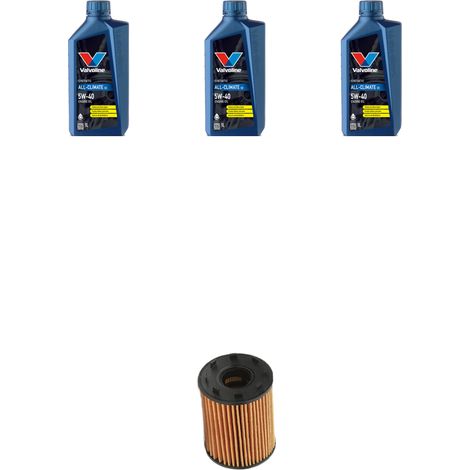 Kit filtro olio e 3L compatibile con Fiat Grande Punto 1.4 turbo T-JET 88kw dal 2007 (1/3)