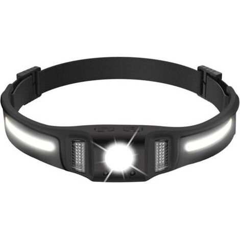 Wiederaufladbare LED-Stirnlampe GT30 650LM mit Rotlicht, Bewegungssensor - 10 Beleuchtungsmodi, extrem leistungsstarke 270° COB-Stirnlampe, USB-C IPX4 Stirnlampe [Energieklasse A+++] (1/4)