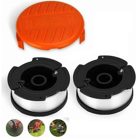 Funda naranja para cortacésped + carrete e hilo de corte para cortacéspedes Black & Decker GLC3630L y GLC3630L20. (1/4)