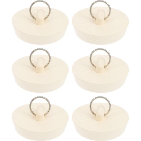 6 Pièces Bouchon d'évier en Caoutchouc Bouchon de évier de Bouchon évier Cuisine Bouchon de lavabo pour Cuisine Couler de Bain Bouchon de Bain (1/5)