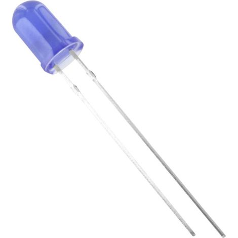 HuiYuan 5034B2D-EHD-A LED bedrahtet  Blau Rund 5 mm 500 mcd 50 ° 20 mA