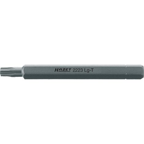 Embout-tournevis hexagone massif 1/4'' torx intérieur Taille T 25 longueur 65 mm