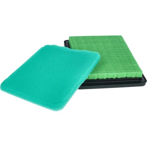 vhbw Set de filtres compatible avec Honda HRC216K2, HRC216K3, HRR216, HRR216K2 scarificateur, tondeuse à gazon - 1x préfiltre, 1x filtre à air
