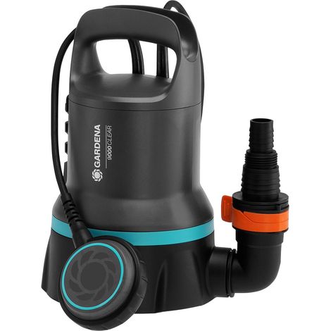 GARDENA Bomba sumergible de agua clara bombea agua a 6 m (0,6 bar), 9000 l/h, 300W (9030-20) (1/5)
