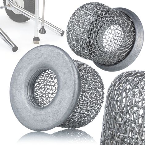Rosfix Filter 37 mm x 18 mm – Metall-Saugfilter 10 Mesh für Farbspritzgerät  Ersatzteil für Farbspritzgerät Graco ST Max, Ultra, G Max, LineLazer  Langlebig & Präzise