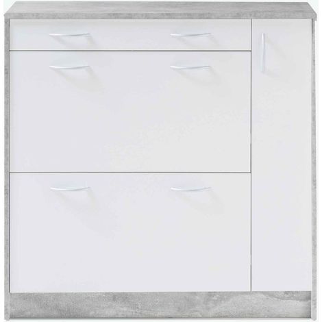 Optima Legno laminato - Grigio chiaro / bianco (1/5)