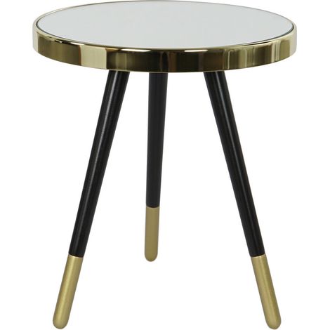 DKD Home Decor Miroir Doré Acier Élégant 42,5x42,5x48 cm (1/3)
