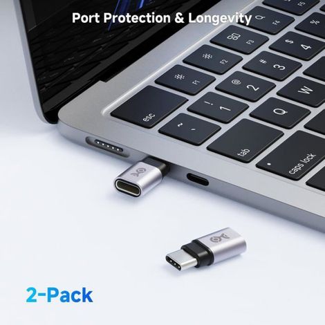 Adaptateur Usb-C - 40 Gbit/S - 240 W - Pour Extension Port Usb-C Thunderbolt 4 - Lot De 2 (1/5)