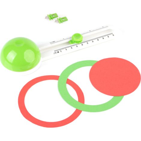 Irovami Coupe-papier circulaire manuel – Tête de rechange, scrapbooking – Idéal pour cartes, loisirs créatifs (1/5)
