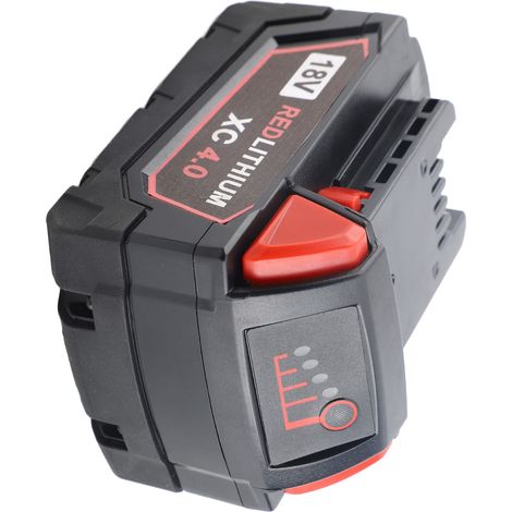 Batteria di ricambio agli ioni di litio da 18 V con display a LED per utensili elettrici senza fili, ad alta capacità, compatibile con i modelli standard. (1/5)