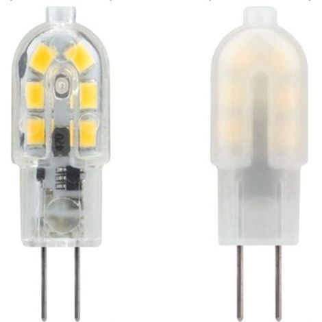 G4 LED Ampoule,5-Pack 20W Ampoules Halogènes Équivalentes,Ampoule LED G4 2W Économie Pour Les Ampoules de Hotte,AC/DC 12V 180LM 3000K (1/5)