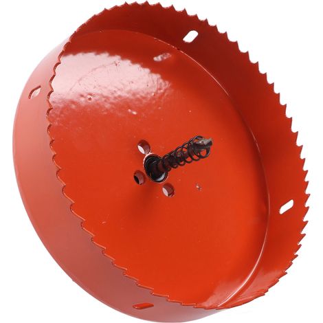 Scie cloche bimétallique en acier rapide avec foret central pour bois et plastique 6-5/16 po (160 mm) (1/5)