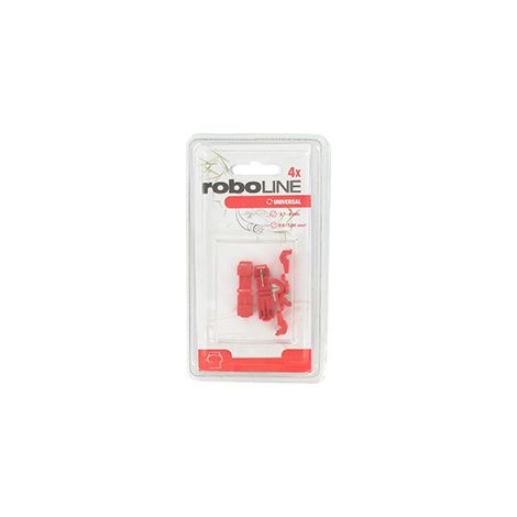 Blister De 4 Raccords De Connexion Câble/chargeur à Sertir Pour Tondeuses Robot. Pour Câbles De Section 0,5 Et 1 Mm² Et D'un Dia