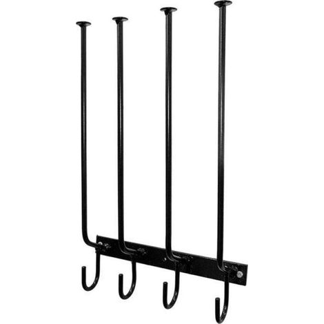 Wellington Boot Rack With Four Hooks Holds Two Pairs Garden Pride (1/4)