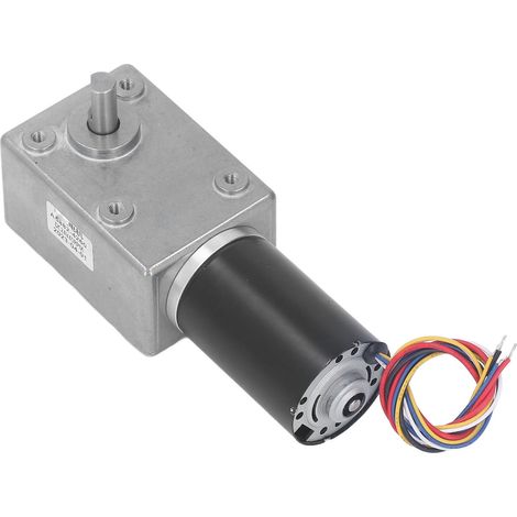 DC-Schneckengetriebemotor 45 U/min, Mikro-Metallgetriebe-Drehzahluntersetzungsmotor für Vorhangmaschinen, intelligentes Gerät, DC 24 V (1/5)