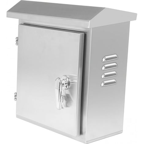 Coffret Electrique Etanche Extérieur en Acier Inoxydable, Cache Compteur Electrique Mural, Convient aux Applications Intérieures et Extérieures (300x250x150 mm) (1/5)