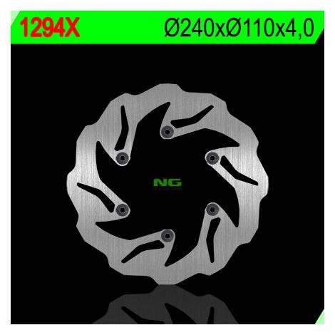 Disco de freno trasero NG para Beta RR Enduro 250/300 '12-'22 Wave 240 mm