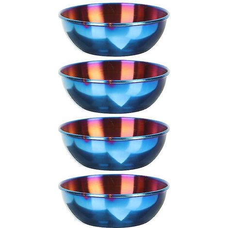 4 assiettes à sauce