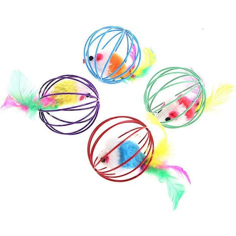 Jouet pour chat, jouet interactif et créatif, accessoires et outils pour cage à souris (1/4)