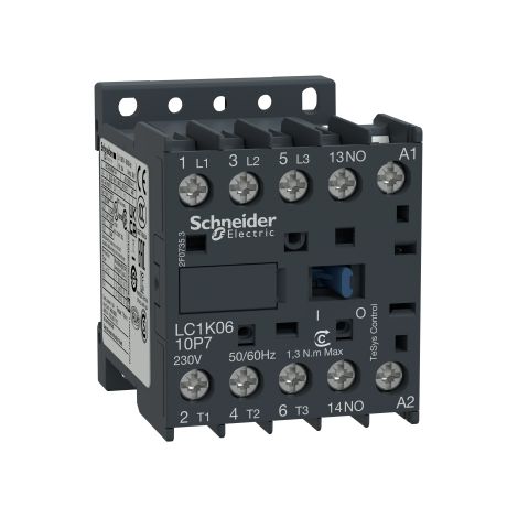 Contattore TeSys LC1K - 3 poli - AC3 440V 9 A - 24 V AC - LC1K0910B7