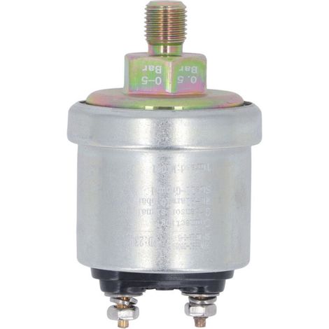 Sensore di pressione dell'olio in ottone massiccio M10x1 1/8NPT, accessorio con filettatura maschio per VDO 0-5bar-Crezuo