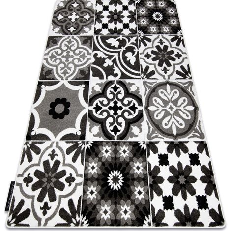 Teppich ALTER Porto Blumen grau grey 120x170 cm