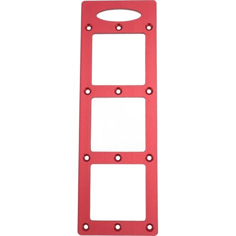 Type 86 Aluminum Alloy Wire Box Template 70x70mm, Precise Hole Opening Mold, Reusable Bottom Socket Box Slot Tool for Installation (1/5)