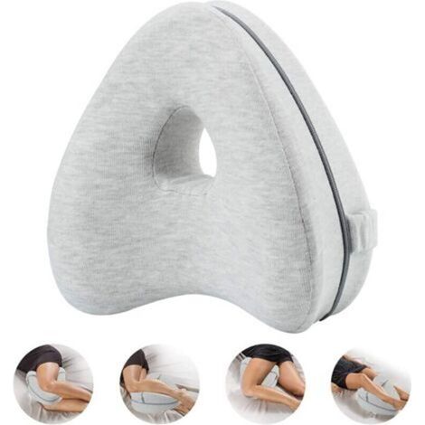 Cet oreiller est conçu pour les jambes, les genoux et le dos. De forme ergonomique pour dormir sur le côté, il est composé de mousse à mémoire de forme de haute qualité et d'une taie d'oreiller haut d (1/5)